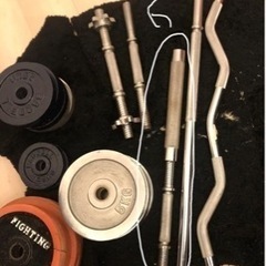 値下 六月まで ストレートバー、プレート等 筋トレ