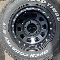 最終値下げしました。美品半額以下！ジムニー用 オリジン鉄漢ホイール 16インチ 6J-20 PCD139.7