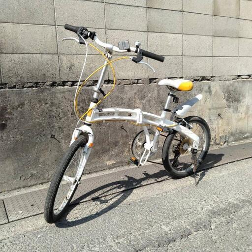 折りたたみ自転車 ドッペルギャンガー 20インチ白