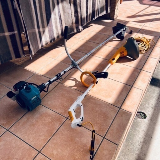 makita 草刈機 \u0026 RYOBI 電動草刈機