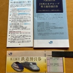 JR西日本株主優待券、鉄道割引券
