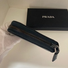【鑑定済】PRADA(プラダ) サファーノ ラウンド長財布   リサイクルショップ宮崎屋住吉店 24.10.20F