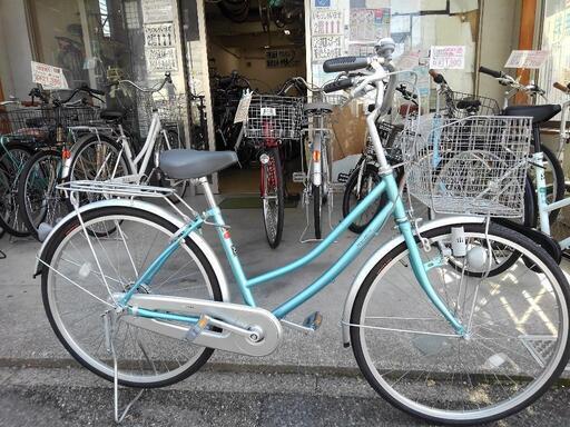 中古自転車2747 前後タイヤ新品！ 26インチ ギヤなし ダイナモライト