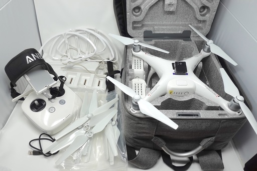 機体交換後の新品同様 DJI Phantom4 (無印) 外付けリモートID付