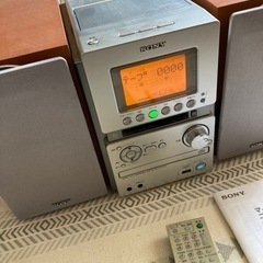 SONY ソニー CMT-M35WM コンポ CD MD カセット