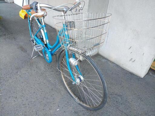 札幌市内配達無料！防犯登録料込み。中古ブリジストン26インチ水色！