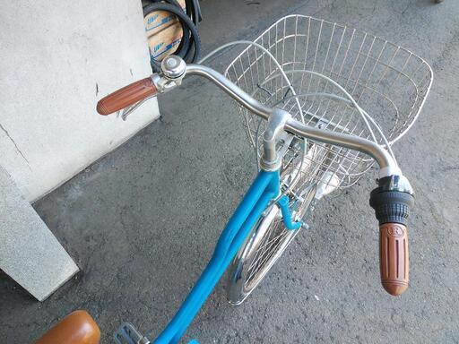 札幌市内配達無料！防犯登録料込み。中古ブリジストン26インチ水色！