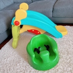 子供用おもちゃ　滑り台とバンボ　