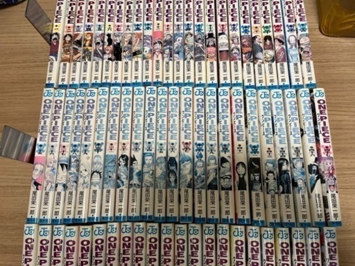 ONE PIECE（1〜92巻）日焼けあり、都内東部・千葉西部の方にはお届けします（その他エリアの方も相談に乗ります）