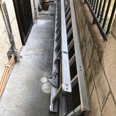 2段梯子8m アルミ