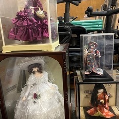 日本人形　フランス人形　桂　リボン　