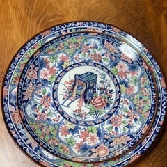 大皿•中皿2枚セット　貞峰作　和食器