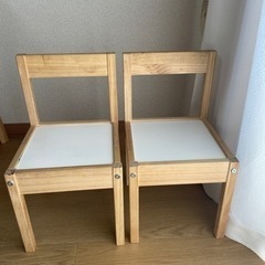 IKEA キッズテーブルの椅子2つセット