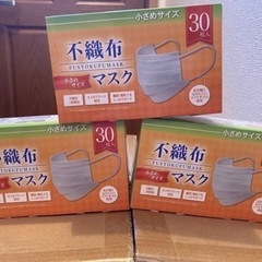新品マスク小さめサイズ(14.5cm*9cm) 3箱150円
