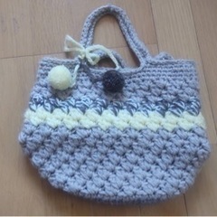 🧶手編みバッグ