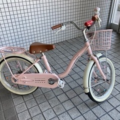 幼児用自転車18㌅　女の子用