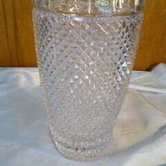 新品　海外製　花瓶　bosporus crystal　クリスタル