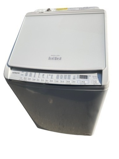 HITACHI 洗濯機 8kg 乾燥4.5kg 2022年製  BW-DV80G 0403-20