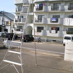 ☆② 脚立 園芸用脚立 アルミ 梯子 3m60㎝