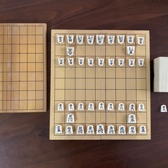 将棋盤(二つ折り×2)、将棋の駒セット