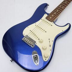 010)【美品】Fender フェンダー Stratocaster ストラトキャスター エレキギター 6弦 ORIGINAL Contour Body 青 ハードケース付 2012年 USA