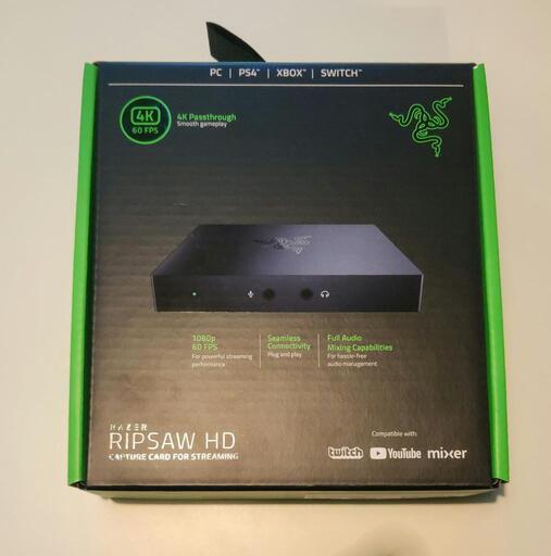 Razer Ripsaw HDキャプチャーボード