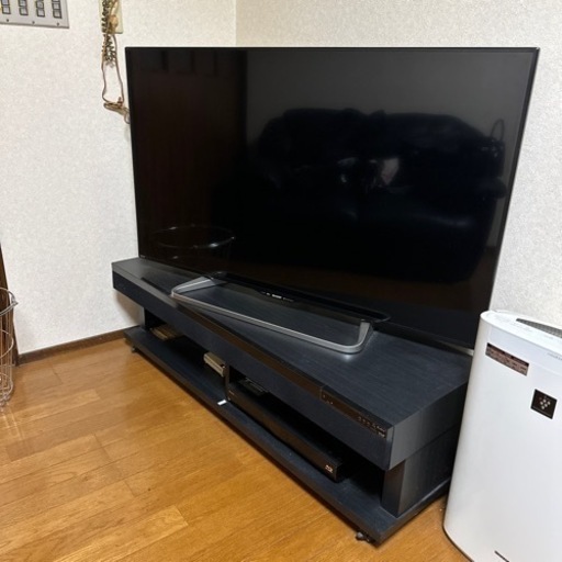 AQUOS 50TVカラーテレビ、テレビ台、DVD付き