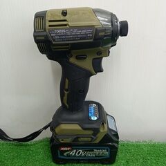 中古美品 使用回数極小】マキタ makita TD002GRDXO 40Vインパクト 