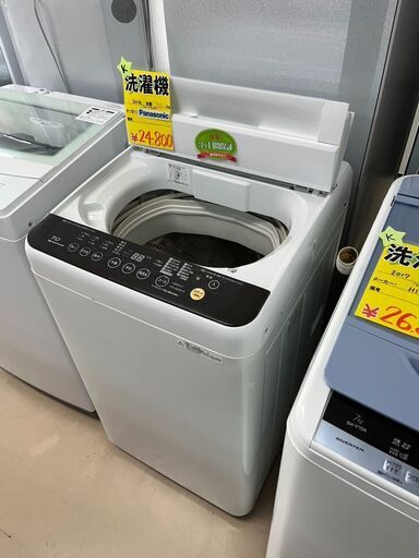 表示価格より２０％OFF２４，８００円→１９，８４０円　2016年式　Panasonic製　７．０ｋｇの洗濯機