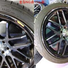 夏19インチ 人気☆ブラ＆ポリ色☆ST【富山】245/35R19 アルファード マーク