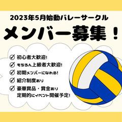 1月21日（日）13時〜　バレーボールメンバー募集！！！