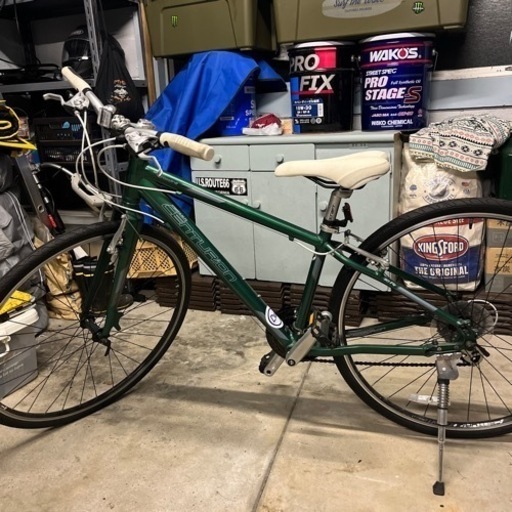 ガレージ保管　自転車