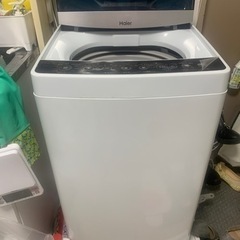 【受渡予定者決定済】2018年製 ハイアール5kg 洗濯機