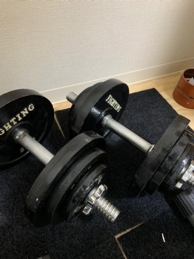 ダンベル 20kg 2つ 合計40kg ファイティングロード