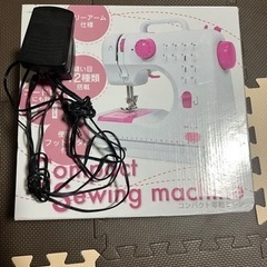 コンパクト電動ミシン 多分ジャンク品