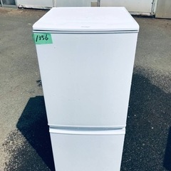 1356番 シャープ✨冷凍冷蔵庫✨SJ-D14A-W‼️