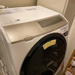 HITACHI 風アイロンビッグドラム洗濯乾燥機　洗濯機　※4/...