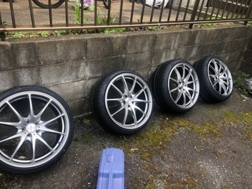 廃盤！希少品！19インチ 8.5J +45 PCD100 RAYS G25 鍛造　プリウス　インプレッサ　フォレスター　86 BRZ スバル　トヨタ　vw