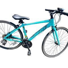 air-on エアーオン クロスバイク 自転車 水色 スカイブルー 430サイズ 中古品　直接引取大歓迎‼　地域限定有料配送サービスあり‼