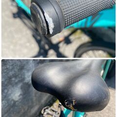 air-on エアーオン クロスバイク 自転車 水色 スカイブルー 430サイズ 中古品　直接引取大歓迎‼　地域限定有料配送サービスあり‼