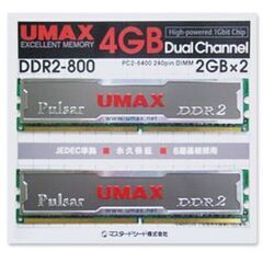 DDR2 UMAX 4GB Dual Channel (2GB ...