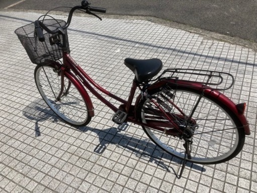 【26インチ自転車】変速なし　鍵新品❗️スペアキーあり　若林自転車　唐崎店　SALE中❗️