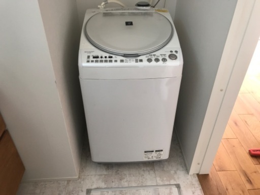 【急ぎ】SHARP 乾燥機付き洗濯機　8kg