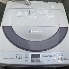 SHARP 5.5kg 全自動洗濯機 ES-GE55N-S