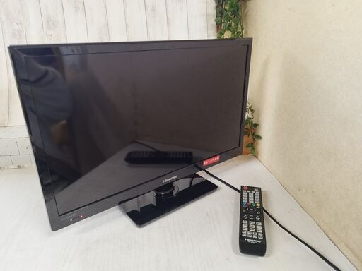 (売約済み) Hisense ハイセンス 液晶テレビ HS24A220 24インチ 24V型 TV ハイビジョン リモコン付き 2015年製