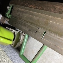 建築板金　青バッタ　エキセン　折り機