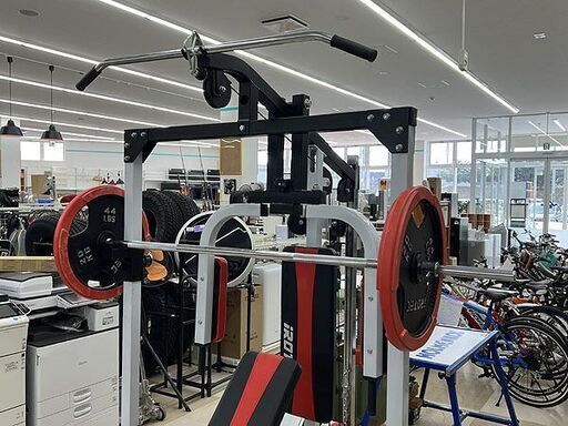 札幌市/清田区 IROTEC/アイロテック マルチビルダーステーション140R /パワーラック ベンチプレス トレーニングマシン ラットプル