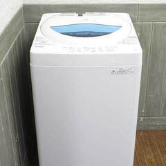 【ネット決済・配送可】ss4898　東芝　洗濯機　5kg　AW-...