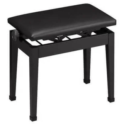 ss4900　未開封品　カシオ　ピアノ椅子　CB-30BK　ブラック　高さ調整可　CASIO　ピアノ用　イス　いす　レザー調　黒　高低自在　スチール脚　ベンチ　チェア
