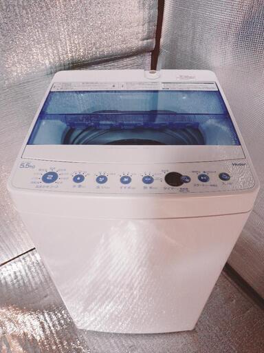 【売約済m(_ _)m✨】近隣リユース店より格安! 洗浄済 無料配送設置OK☆ 2020年 5.5K洗濯機 Haier